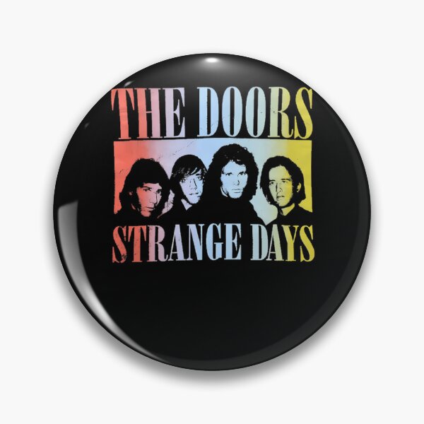 Item preview, Doors Strange Days Rainbow Striped Band Portrait designed and sold by andreishawty.