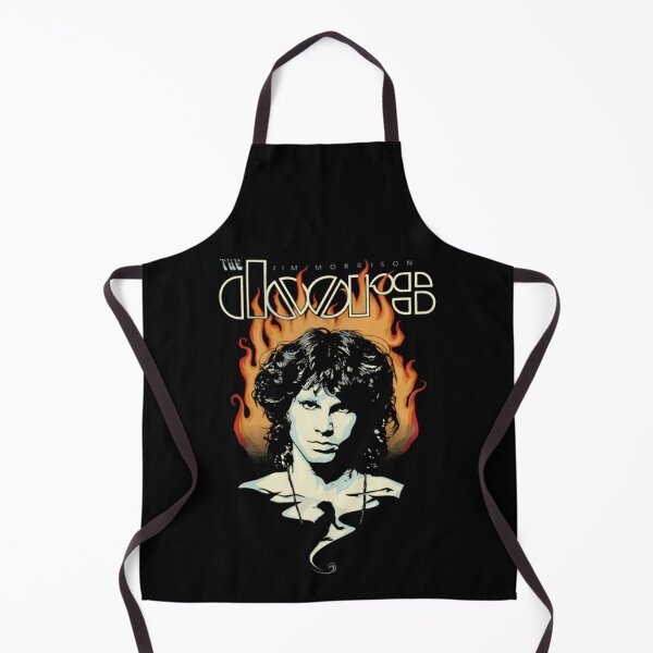 Item preview, Jim Morrison Burning Flames Portrait Lizard King designed and sold by andreishawty.