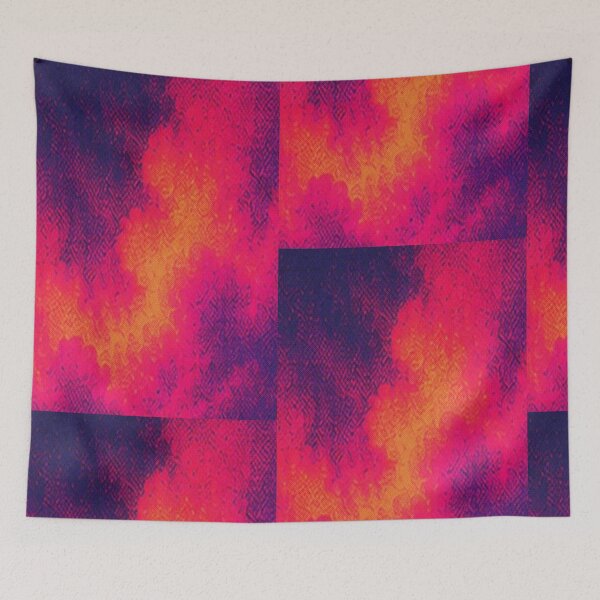 Item preview, Sky of Low Poly Graphic Gradien Trippy artwork designed and sold by moodboardzz.