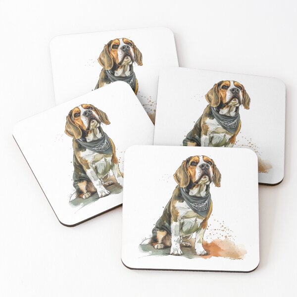Item preview, Beagle Dog | Cute Puppy Aesthetic Art designed and sold by Mandayartstudio.