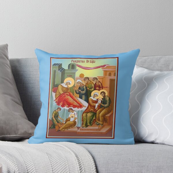Item preview, Icon of the Nativity of the Blessed Virgin Mary, Nativity of the Theotokos designed and sold by orthodox-icon.