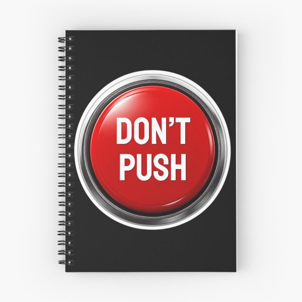 Item preview, Don't push the red button. designed and sold by ELdante.