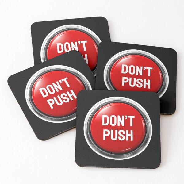 Item preview, Don't push the red button. designed and sold by ELdante.