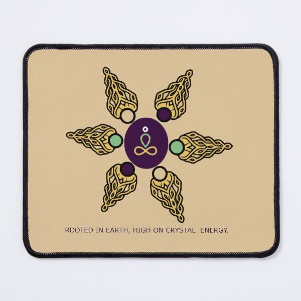 Item preview, Spiritual Crystal Mandala – Meditation & Sacred Energy Art Earth Sand Edition designed and sold by Macramellennias.