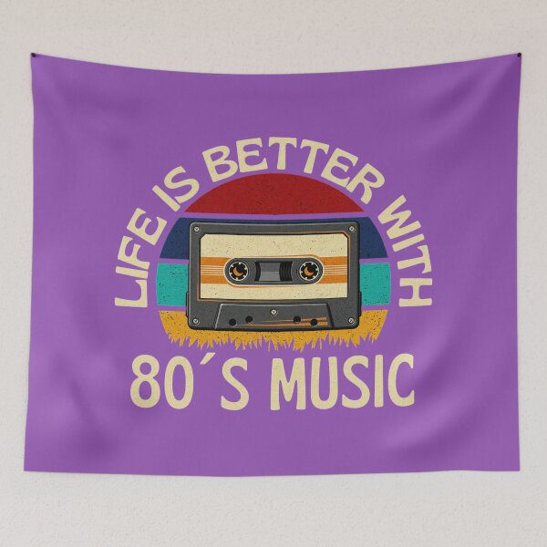 Item preview, Life Is Better With 80s Music Retro designed and sold by Vicky021.