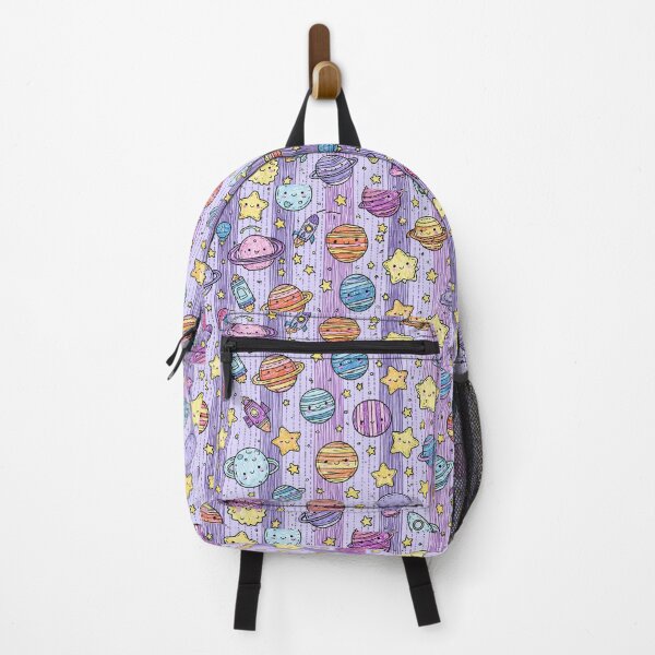 Item preview, Kawaii Space Planets, Cute Stars and Rockets Space Pattern designed and sold by VectorForge.
