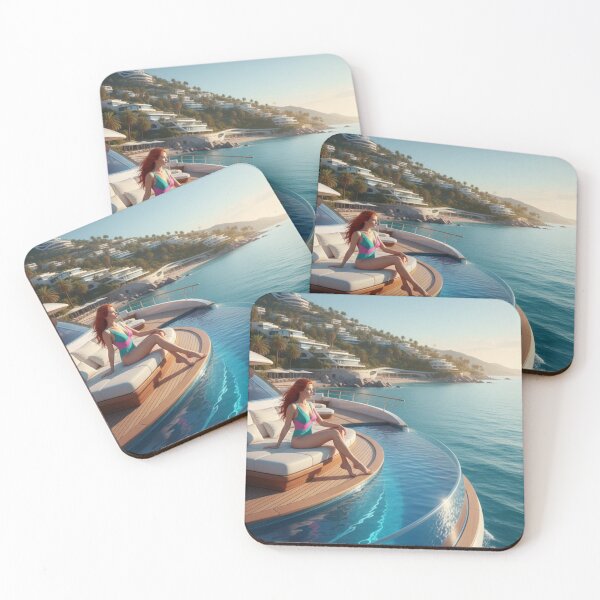 Item preview, Yacht Life Luxury Tropical Summer Vacation Aesthetic designed and sold by GraphixKing999.