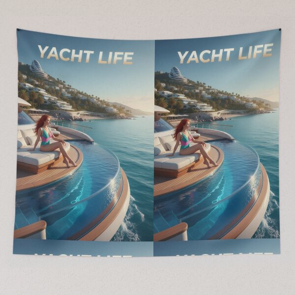 Item preview, Yacht Life Luxury Tropical Summer Vacation Aesthetic designed and sold by GraphixKing999.
