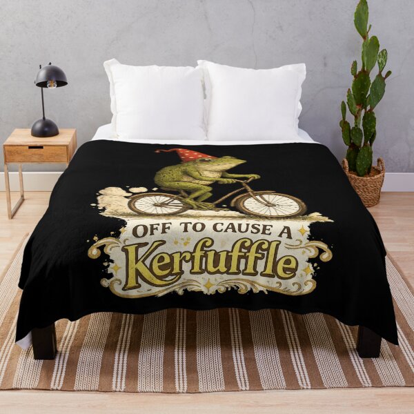 Item preview, Off to Cause a Kerfuffle Frog Tshirt, Sarcastic Shirts, Funny Sayings, Adult Humor Shirt, Frog Meme Shirt, Mental Health Shirt, Funny Shirts designed and sold by stmpdwrld.