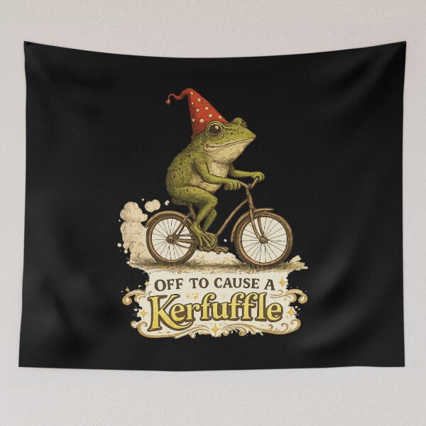 Item preview, Off to Cause a Kerfuffle Frog Tshirt, Sarcastic Shirts, Funny Sayings, Adult Humor Shirt, Frog Meme Shirt, Mental Health Shirt, Funny Shirts designed and sold by stmpdwrld.