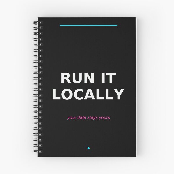 Item preview, Run It Locally designed and sold by HermesDidIt.