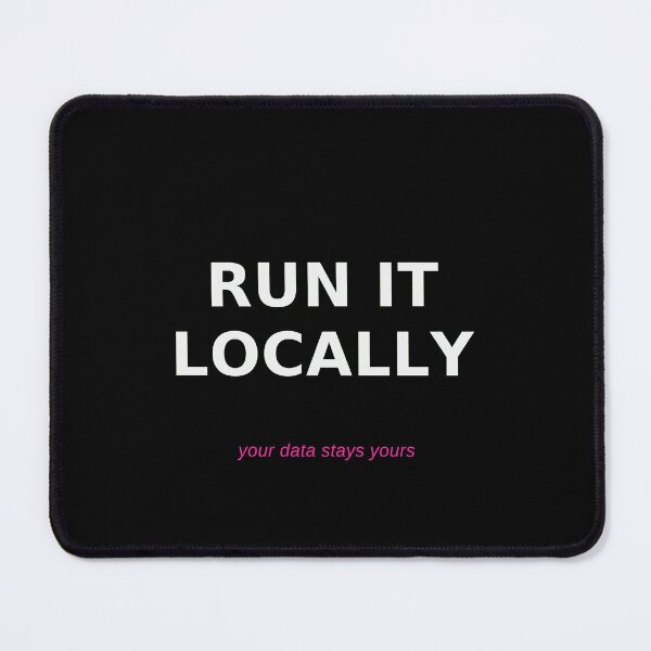Item preview, Run It Locally designed and sold by HermesDidIt.
