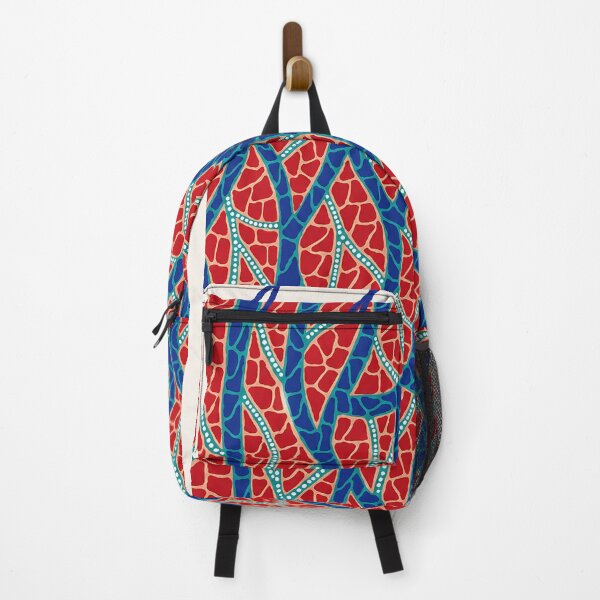 Item preview, Yayoi Kusama Net in Blue Poster 1987 - Red Blue Infinity Net Wall Art Print, Tokyo Japanese Art designed and sold by scrambledpeg.