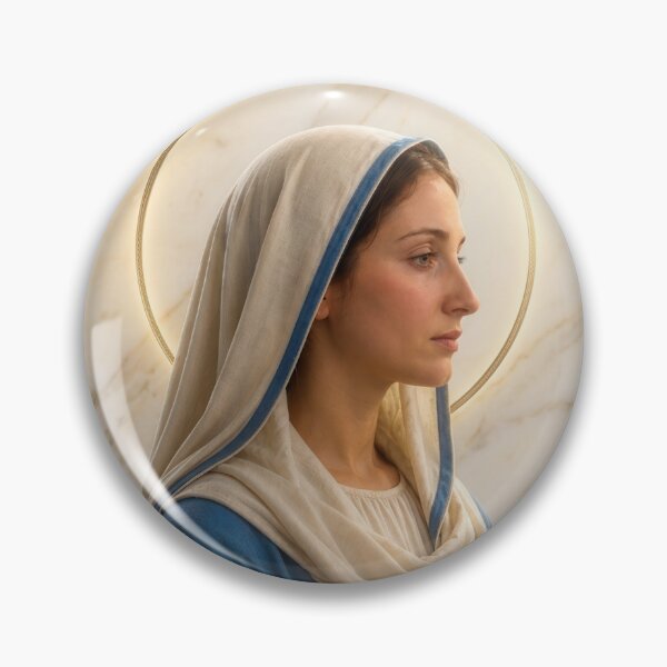 Item preview, Mother of Quiet Grace – Sacred Profile of the Virgin Mary designed and sold by kutji-sacred.