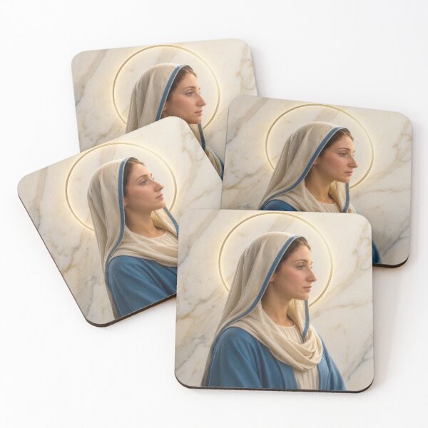 Item preview, Mother of Quiet Grace – Sacred Profile of the Virgin Mary designed and sold by kutji-sacred.