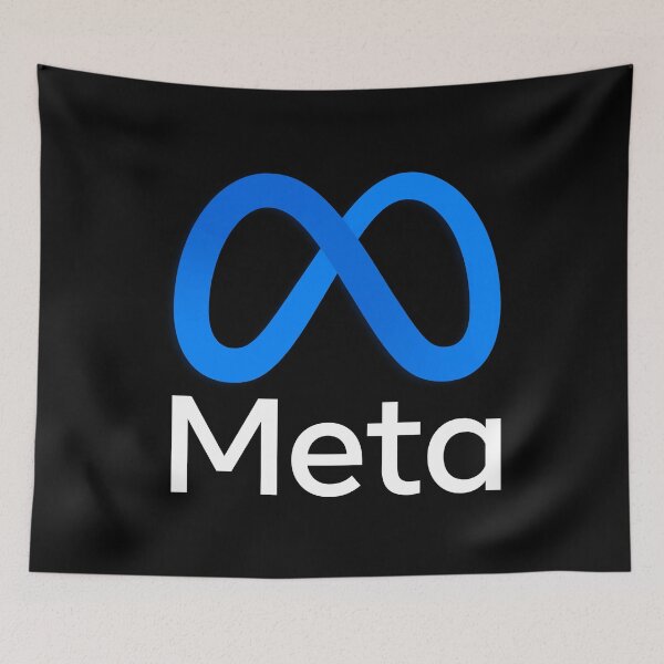 Item preview, Meta FB Logo Sticker Tshirt Merchandise designed and sold by Zavalamir.
