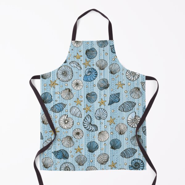 Item preview, Ocean Seashells and Starfish Beach Summer Pattern designed and sold by VectorForge.