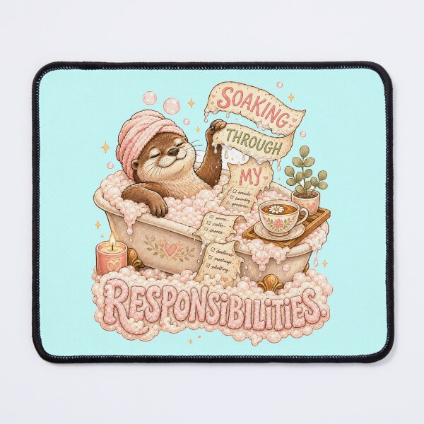 Item preview, Funny Otter Bubble Bath Self Care Spa Day designed and sold by Gentlestate.