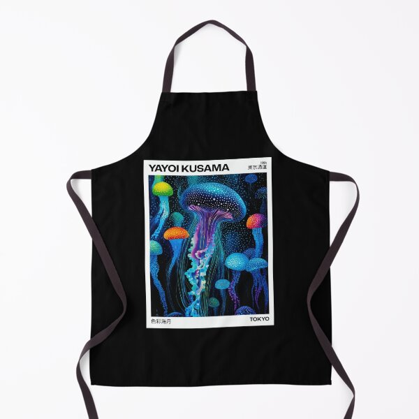 Item preview, Yayoi Kusama Jellyfish Poster 1984 - Vibrant Colorful Jellyfish Wall Art Print, Tokyo Ocean Decor designed and sold by MorningJoco.