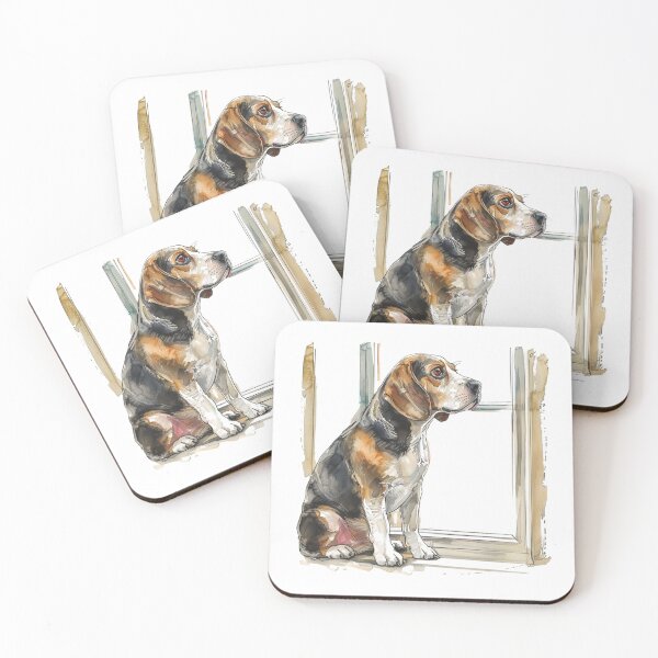 Item preview, Beagle Dog | Cute Puppy Aesthetic Art designed and sold by Mandayartstudio.