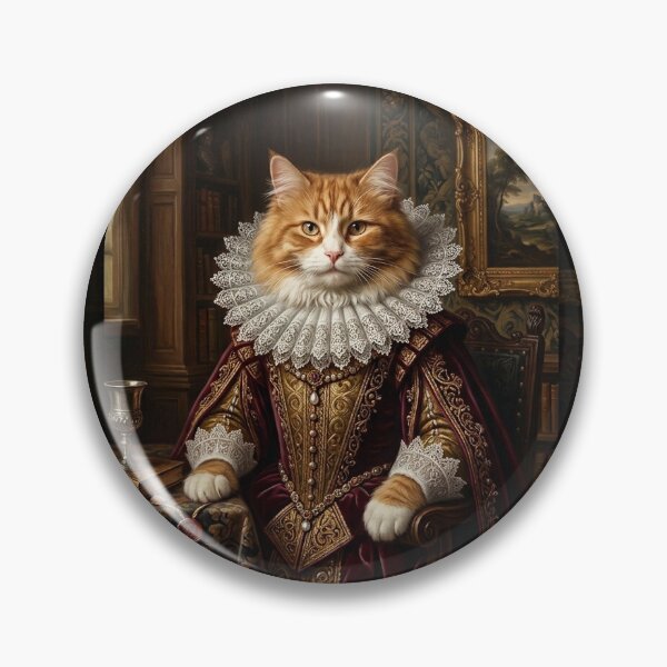 Item preview, Renaissance Cat Portrait designed and sold by NimbusStudiosZ.