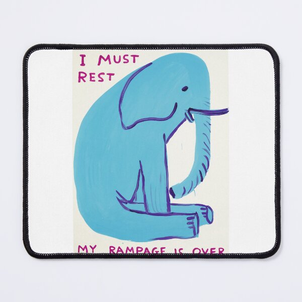 Item preview, I Must Rest The Elephant Poster designed and sold by gorpissu.