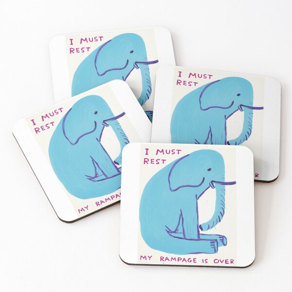 Item preview, I Must Rest The Elephant Poster designed and sold by gorpissu.