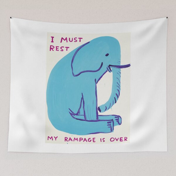 Item preview, I Must Rest The Elephant Poster designed and sold by gorpissu.
