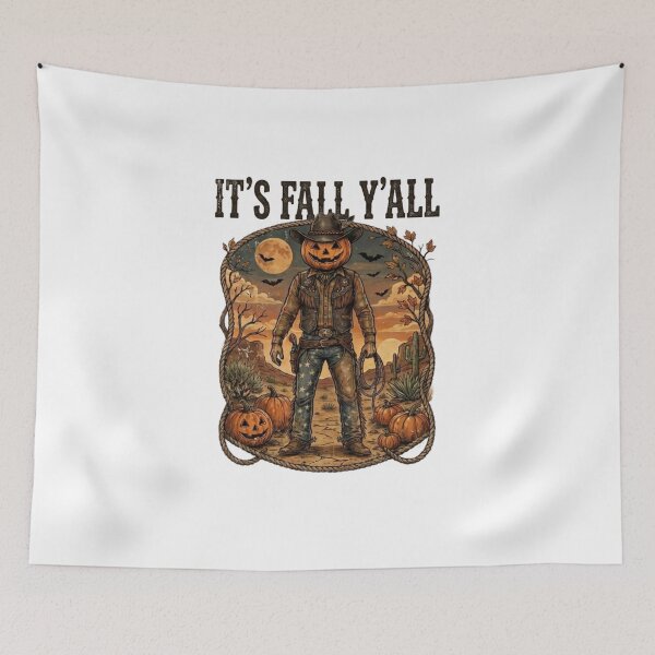 Item preview, Pumpkin Cowboy – It’s Fall Y’all Western Autumn Motif designed and sold by ShirtsUp-Lane.
