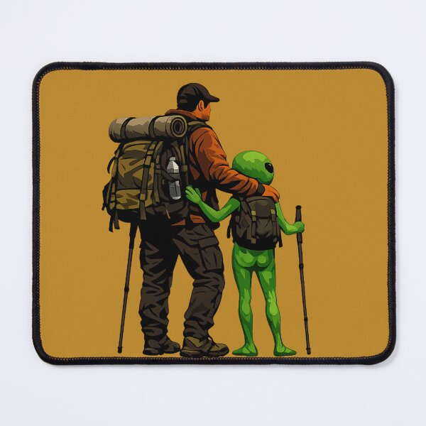 Item preview, Alien and the Hiker designed and sold by banoidz.