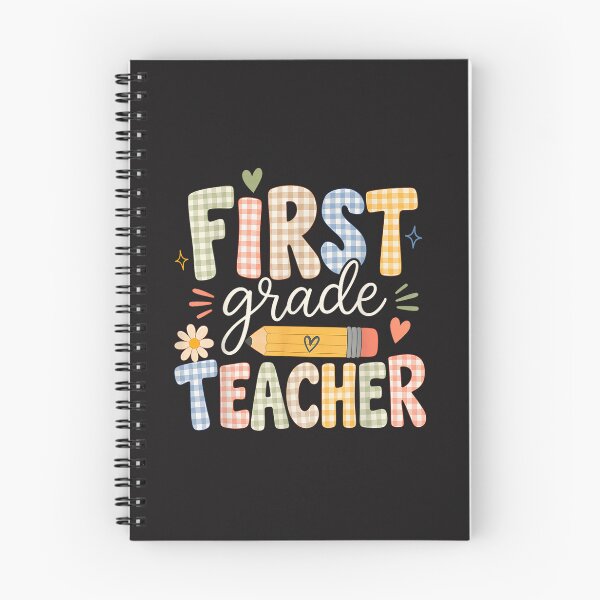 Item preview, First Grade Teacher Gingham Back to School Cute Classroom Design designed and sold by kiralynstration.