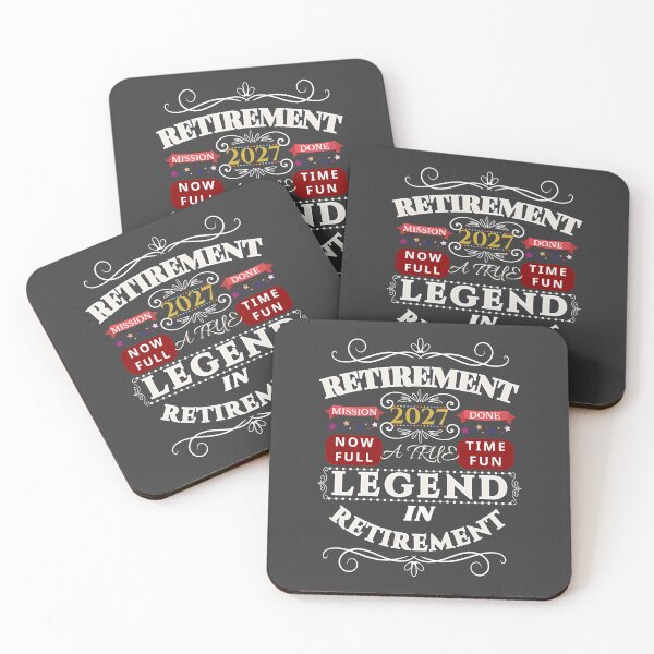 Item preview, Retirement 2027 Mission Done True Legend designed and sold by M.Store.