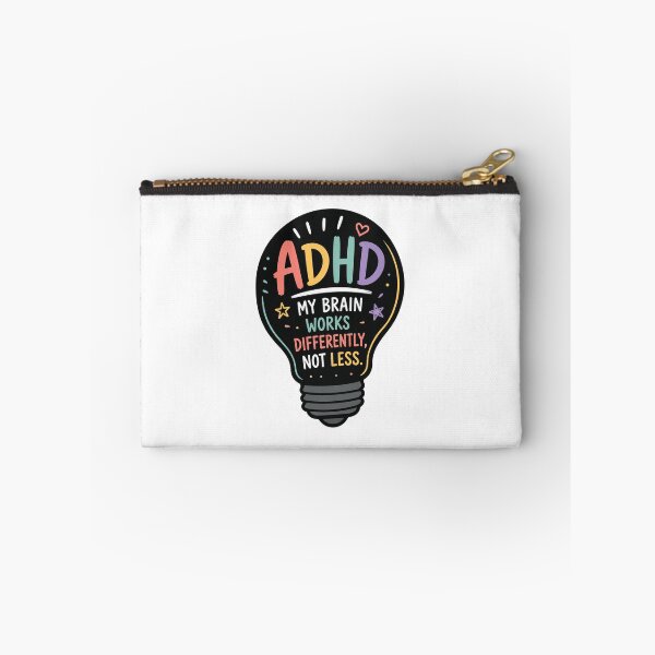 Item preview, ADHD My Brain Works Differently Not Less | Neurodiversity Awareness | ADHD Pride | Mental Health | Neurodivergent Gift designed and sold by Pixanova.