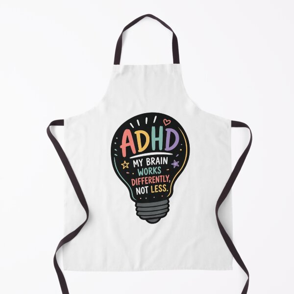 Item preview, ADHD My Brain Works Differently Not Less | Neurodiversity Awareness | ADHD Pride | Mental Health | Neurodivergent Gift designed and sold by Pixanova.