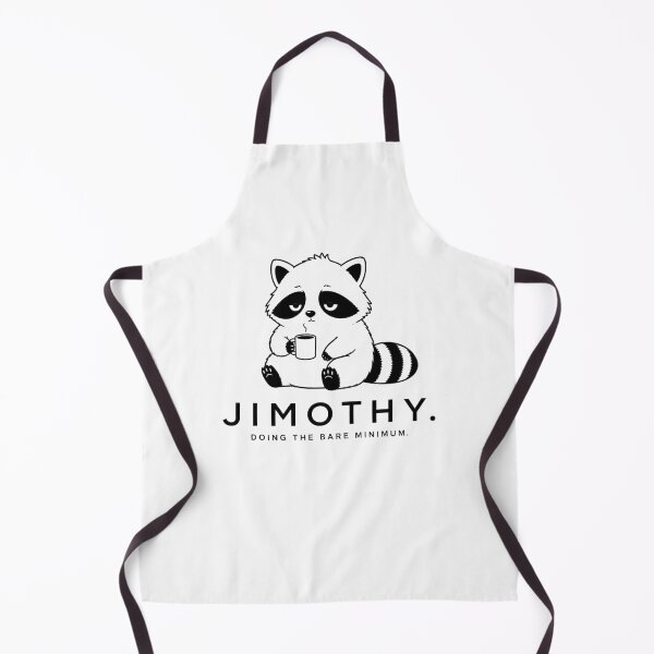 Item preview, Jimothy The Raccoon | Doing The Bare Minimum | Funny Minimalist Animal Design designed and sold by Cavalier-org.