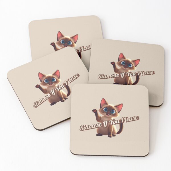 Item preview, Siamese If You Please designed and sold by TeeHee Puns.