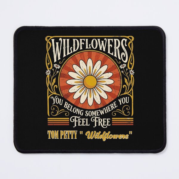 Item preview, Wildflowers Rock Singer Vintage Retro designed and sold by pipiapett.