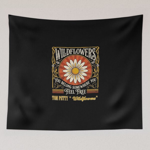 Item preview,  Wildflowers Rock Singer Vintage Retro designed and sold by pipiapett.