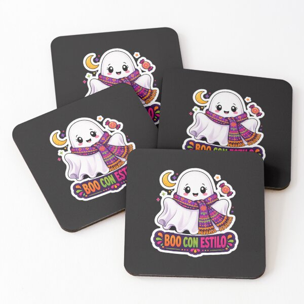 Item preview, Boo Con Estilo Lindo Fantasma Halloween Fiesta Español Diseño designed and sold by kiralynstration.