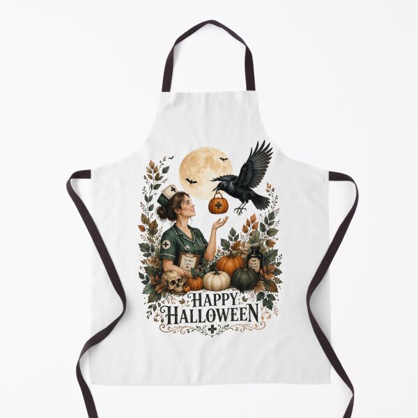 Item preview, Happy Halloween Nurse Raven designed and sold by Sovereign Supply Co..