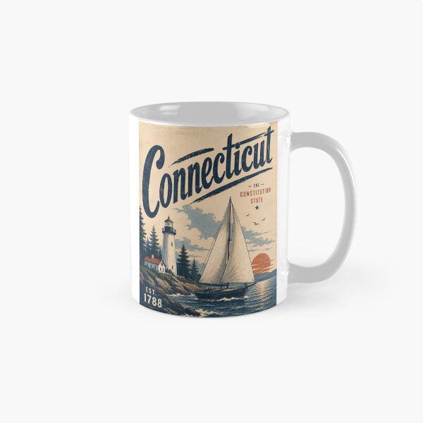 Item preview, Connecticut EST 1788  designed and sold by PamLeeDesign.