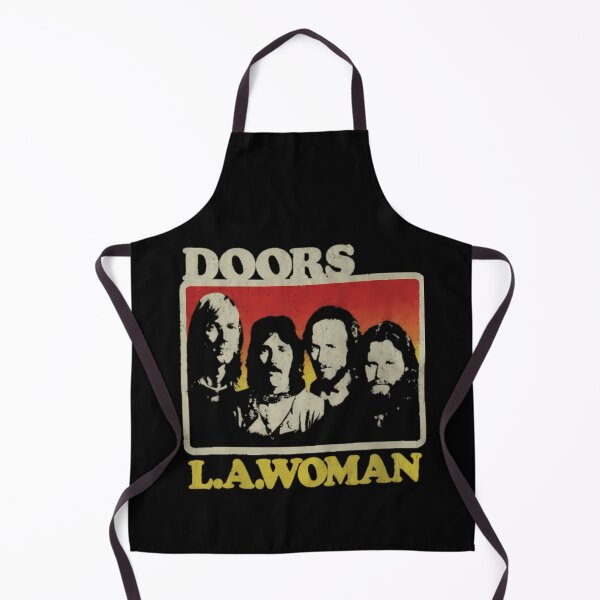 Item preview, Doors LA Woman Band Portrait Sunset Gradient designed and sold by pixxsie.
