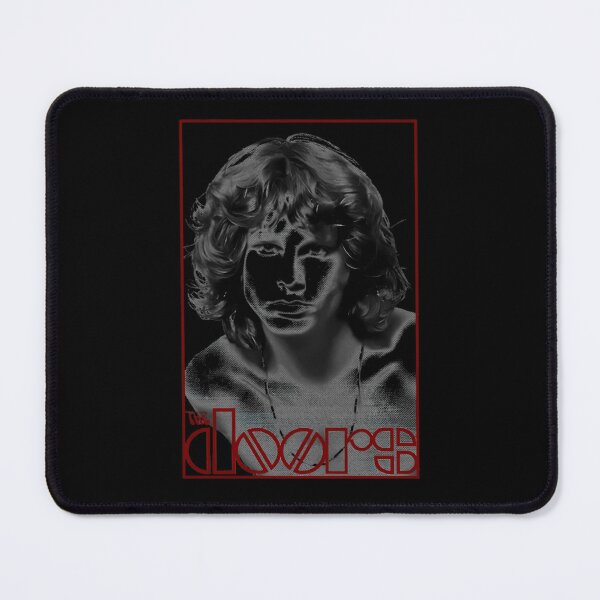 Item preview, Jim Morrison Halftone High Contrast Portrait designed and sold by pixxsie.