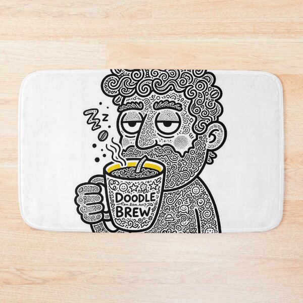 Item preview, Doodle Coffee Lover Character designed and sold by HoloHugDesigns.