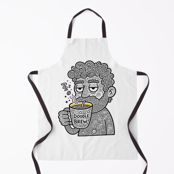 Item preview, Doodle Coffee Lover Character designed and sold by HoloHugDesigns.