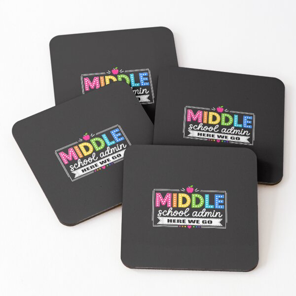 Item preview, Middle School Admin Here We Go Funny Back to School Staff Design designed and sold by kiralynstration.