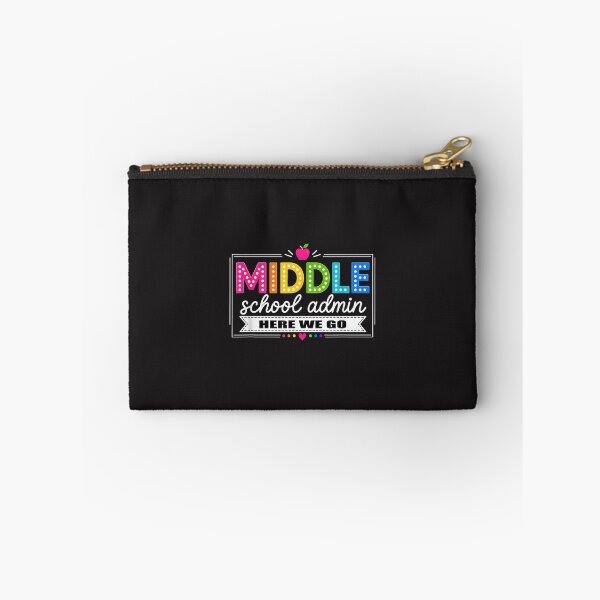 Item preview, Middle School Admin Here We Go Funny Back to School Staff Design designed and sold by kiralynstration.