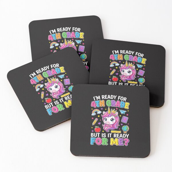 Item preview, I'm Ready For 4th Grade Unicorn Funny First Day of School Design designed and sold by kiralynstration.
