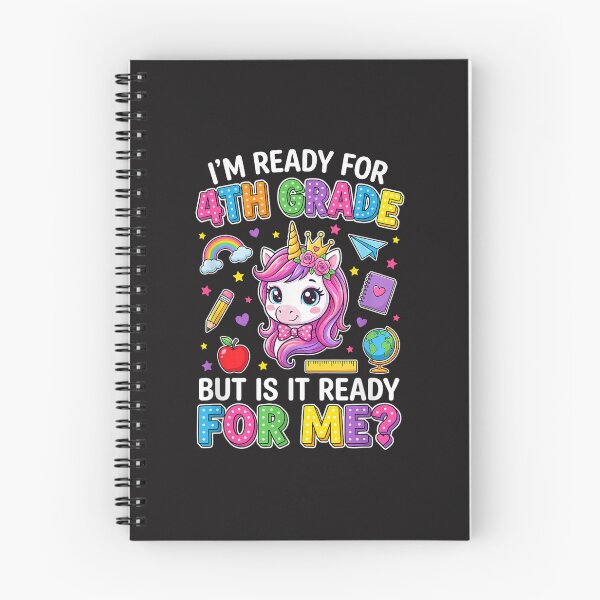 Item preview, I'm Ready For 4th Grade Unicorn Funny First Day of School Design designed and sold by kiralynstration.