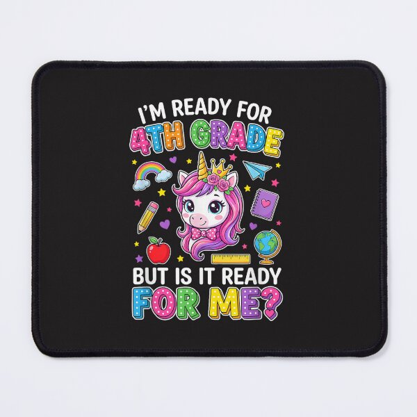 Item preview, I'm Ready For 4th Grade Unicorn Funny First Day of School Design designed and sold by kiralynstration.